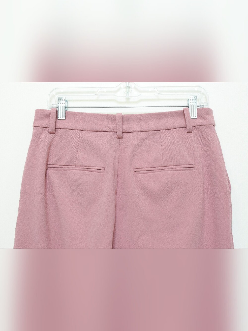 Madewell The Fairbanks Pant Woodrose Pink Tapered Straight Leg Trouser Size 8 - Picture 9 of 14